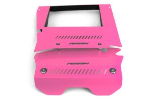 Subaru WRX Pulley Cover - Perrin Performance - Engine Cover Kit (Intercooler & Pulley Covers Incl.) - Hyper Pink - `15-`21 Subaru WRX Pulley Cover - Perrin Performance - Engine Cover Kit (Intercooler & Pulley Covers Incl.) - Hyper Pink - `15-`21
